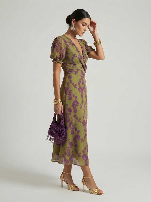 Violet & Grace | Relaxed Floral Midi Dress™
