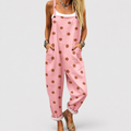 Mirella | Light, wide, printed jumpsuit