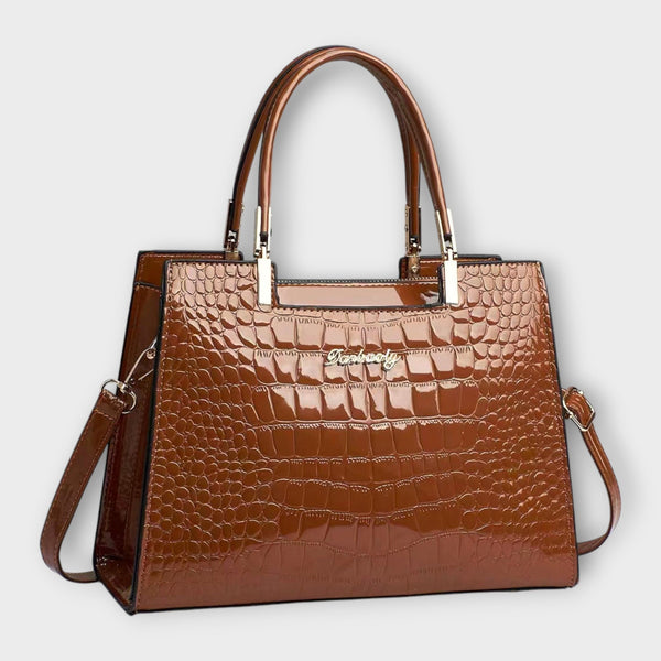 Furly | Crocodile Effect Handbag