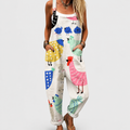 Nadia | Wide printed jumpsuit with movement