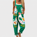 Olivia | Elegant wide leg printed jumpsuit
