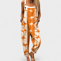 Ximena | Mediterranean Printed Contrast Jumpsuit