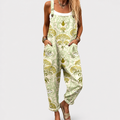 Elettra | Wide Shimmery Printed Jumpsuit