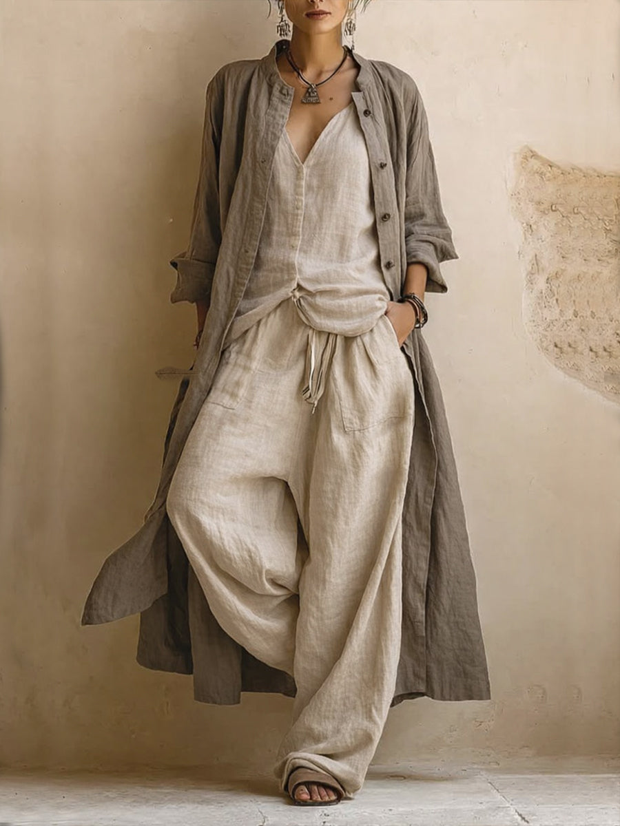Donatienne | Casual Boho Three-Piece Set
