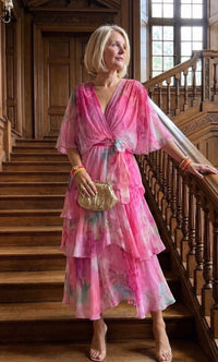 Violet & Grace | Tiered Floral Summer Dress™