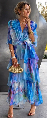 Violet & Grace | Tiered Floral Summer Dress™