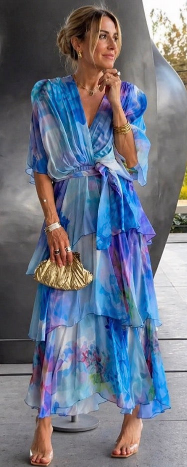 Violet & Grace | Tiered Floral Summer Dress™
