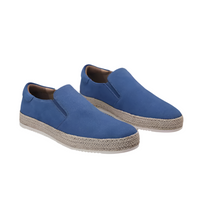 Αστικά σουέτ παπούτσια Richard σε μπλε, μπροστινή όψη