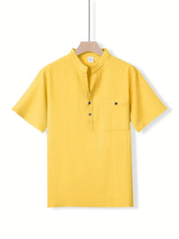 Ethan | Men's Elegant Short-Sleeved Shirt