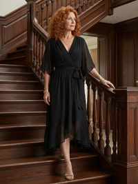 Elric | Lightweight Draped Midi Dress™