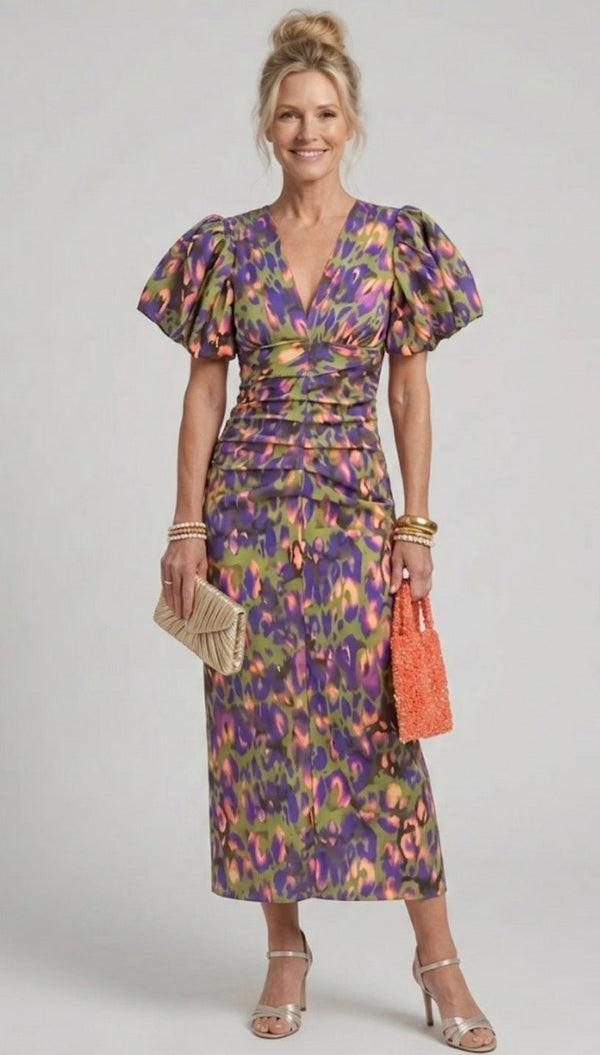 Violet & Grace | Puff-Sleeve Dress™