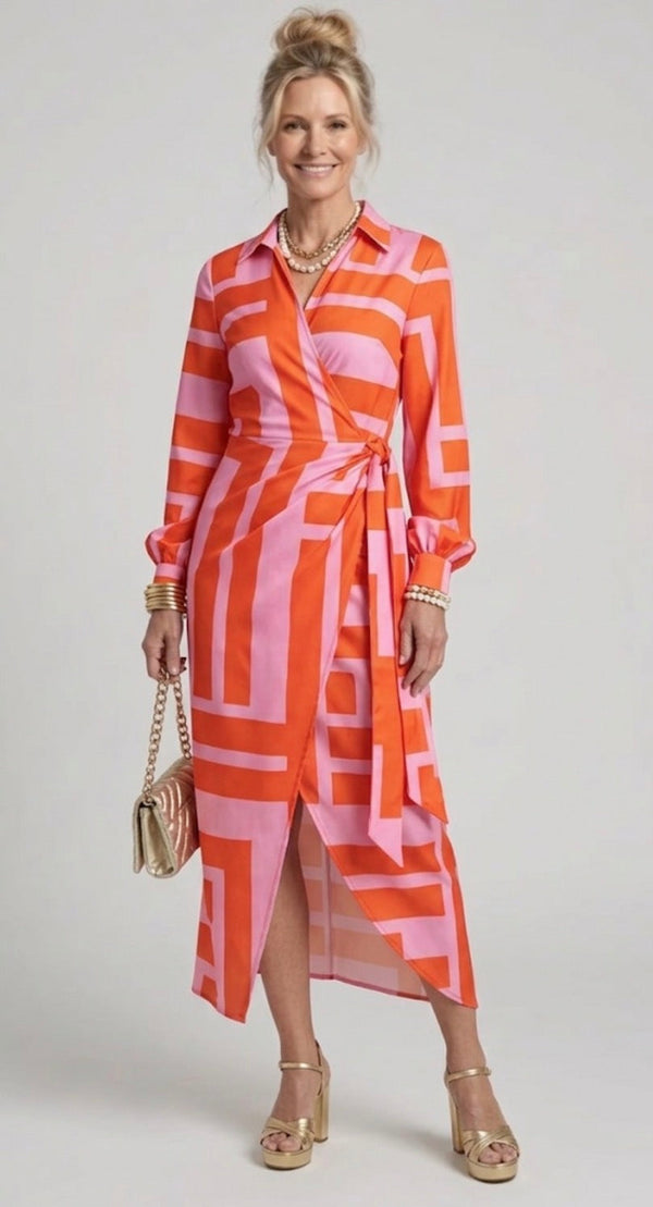 Violet & Grace | Printed Wrap Dress™
