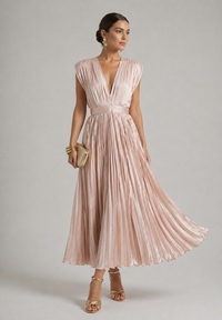 Violet & Grace | Timeless Pleated Midi Dress™