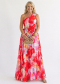 Violet & Grace | One-Shoulder Pleated Dress™