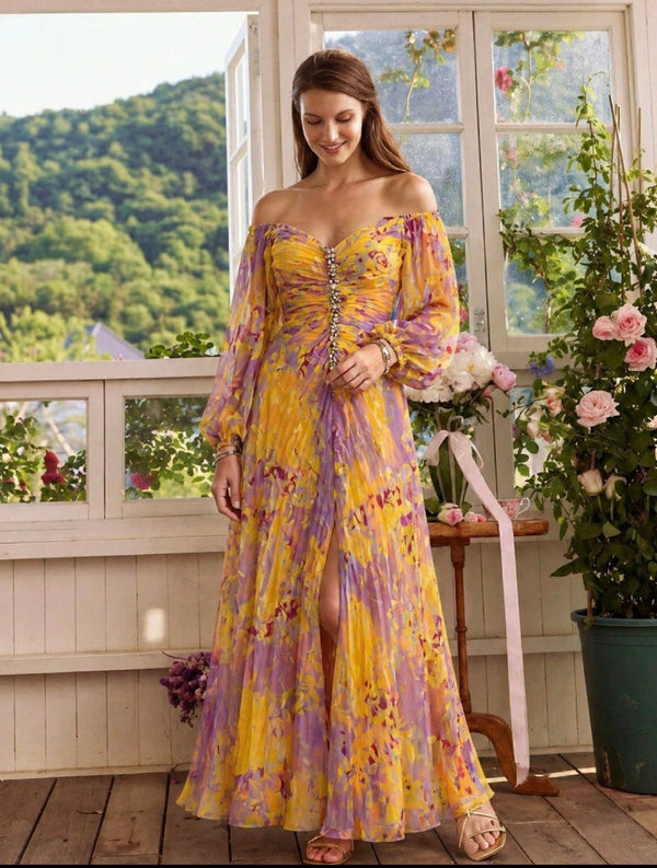 Violet & Grace | Elegant V-Neck Dress™