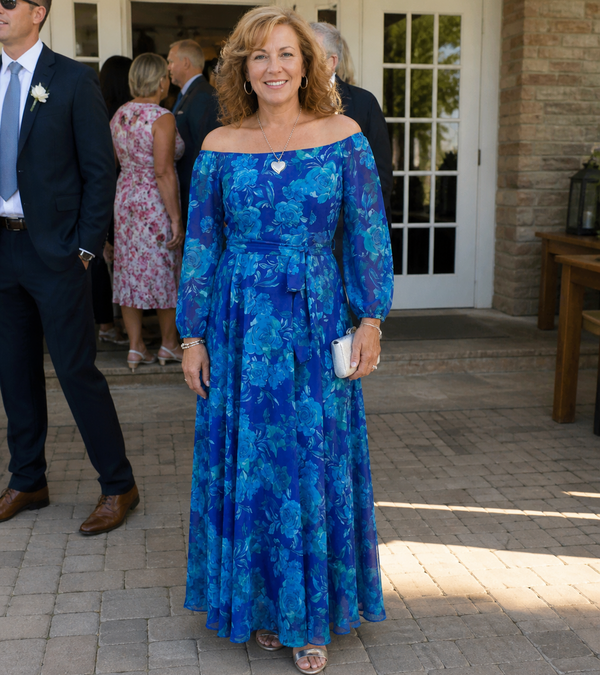 Violet & Grace | Floral Off-the-Shoulder Maxi Dress™