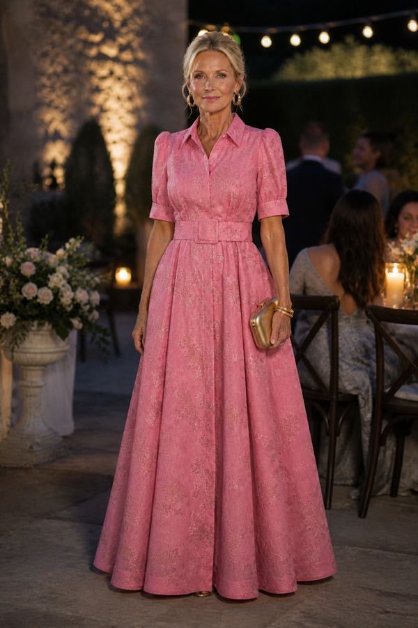Violet & Grace | Floral Maxi Dress with Belt™