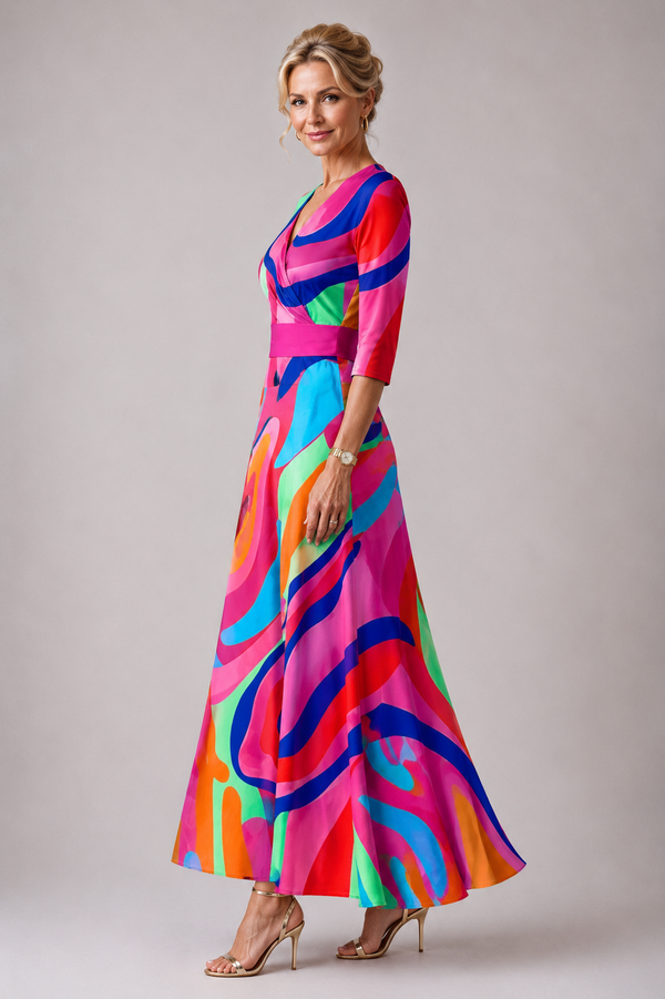 Violet & Grace | Comfy V-Neck Casual Dress™