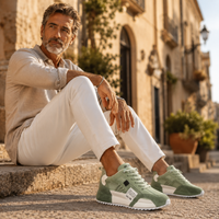Sneakers Giuliano, λεπτομέρεια φτέρνας