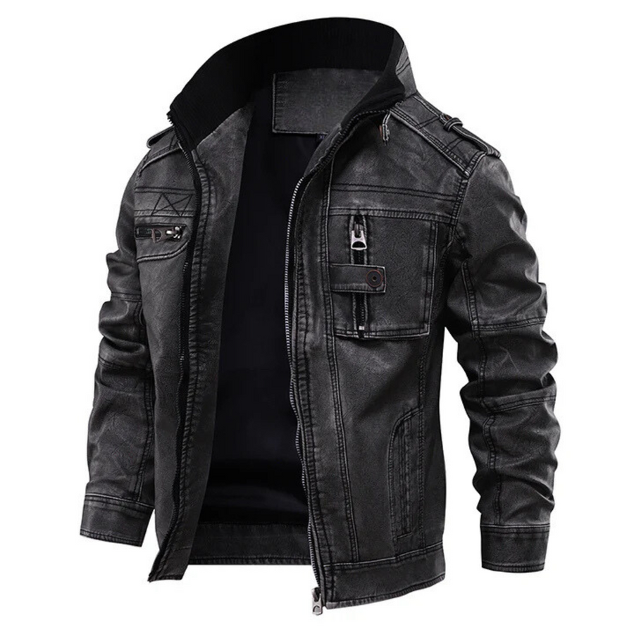 Laurent Monaco · Leather Casual Jacket