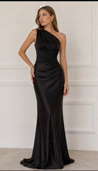 Violet & Grace | Satin Maxi Dress with Chic Shimmer™