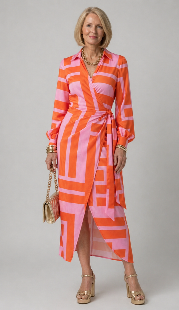 Violet & Grace | Printed Wrap Dress™