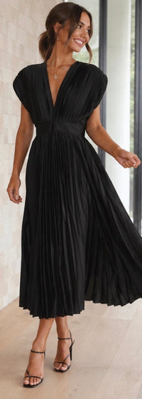 Violet & Grace | Timeless Pleated Midi Dress™