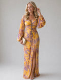 Violet & Grace | Elegant Dress with V Neckline