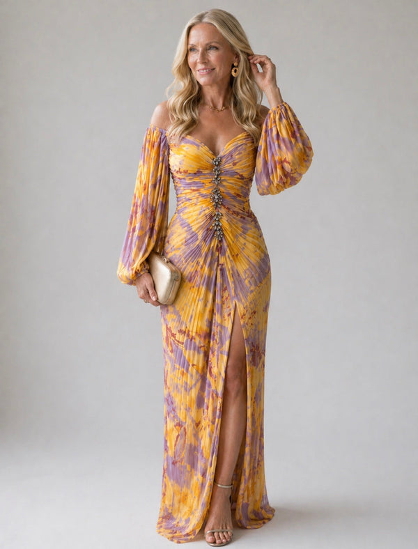 Violet & Grace | Elegant V-Neck Dress™