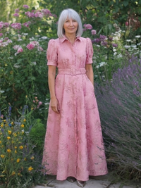 Violet & Grace | Floral Maxi Dress with Belt™