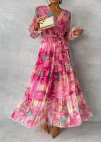 Violet & Grace | Wrap Dress with Floral Print