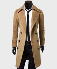 Laurent Monaco · Double-Breasted Wool Coat