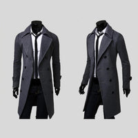 Laurent Monaco · Double-Breasted Wool Coat