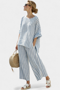 Blue striped