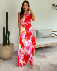 Violet & Grace | Vibrant Tropical Evening Dress™