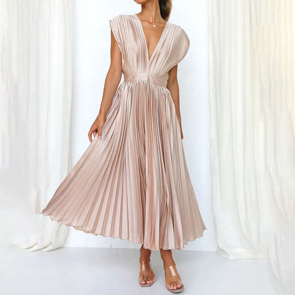 Violet & Grace | Timeless Pleated Midi Dress™