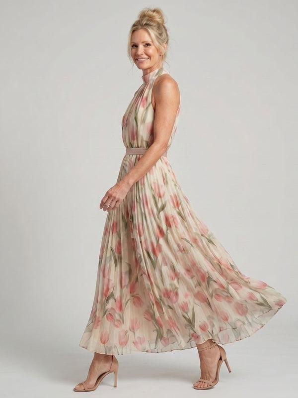 Violet & Grace | Floral Halter Neck Midi Dress™