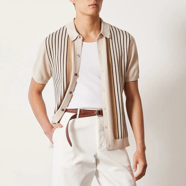 Aaron · Polo with Buttons