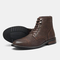 Μπότες Derby Ralph σε απόχρωση taupe καφέ