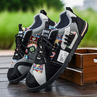 Sneakers Gianluigi σε πορτοκαλί, μπροστινή όψη