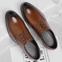 Laurent Monaco · Glossy Leather Oxford Shoes
