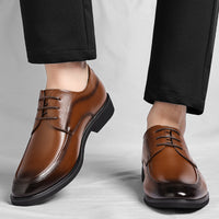Laurent Monaco · Glossy Leather Oxford Shoes