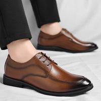 Laurent Monaco · Glossy Leather Oxford Shoes