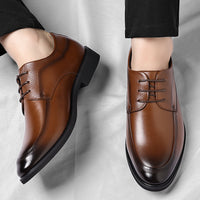 Laurent Monaco · Glossy Leather Oxford Shoes