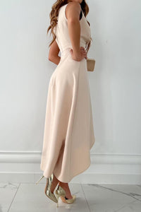 Violet & Grace | Crossover V-Neck Midi Dress™