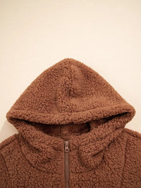 Aileen | Oversized Teddy Zip-Up Jacket for Women