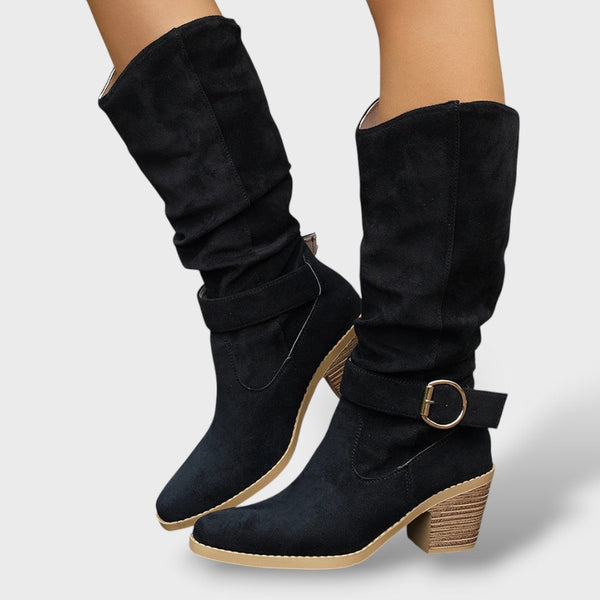 Women's Suede Cowboy Boots