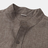 Benjamin · Solid Cotton Button-Down Shirt