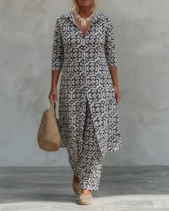 Sarah | Two-Piece Buttoned Set