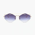 golden/misty purple